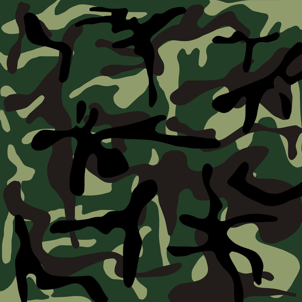 Simulate Royal Thai Army drawing woodland camouflage pattern textures or web background - Foto, Imagem