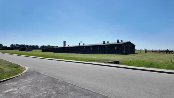 Nazideutsches Konzentrationslager Majdanek, Lublin, Polen. Hochwertiges 4k Filmmaterial. - Filmmaterial, Video