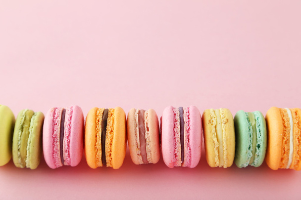 French colorful macaroons - Fotoğraf, Görsel