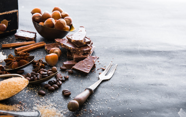 Chocolate, spices - Zdjęcie, obraz