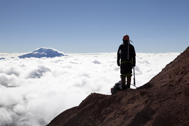 Alpiniste à Cotopaxi
 - Photo, image
