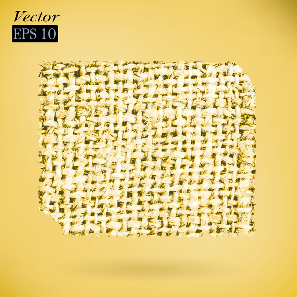 Vector linen fiber texture - Vektor, Bild