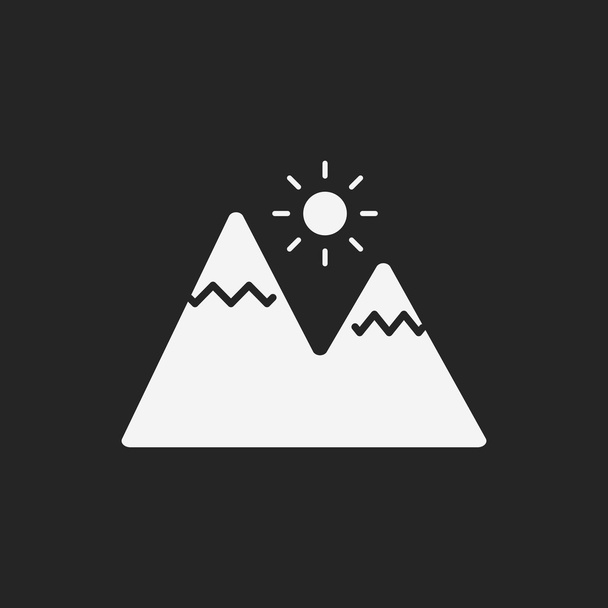 mountain icon - Vektor, kép
