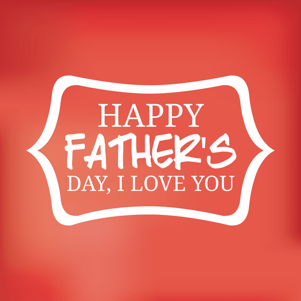 Fathers day design - Vector, afbeelding