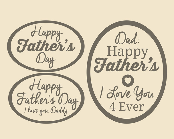 Fathers day design  - Vector, imagen