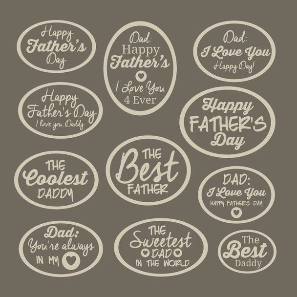 Fathers day design  - Vector, Imagen