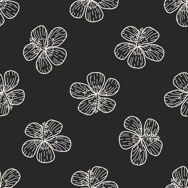 flower doodle seamless pattern background - Vektori, kuva