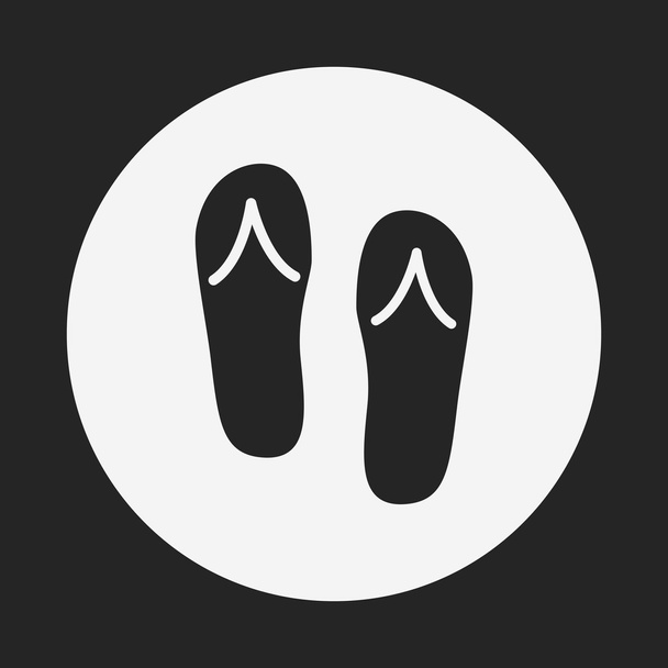 Flip-flops icon - Vektor, obrázek