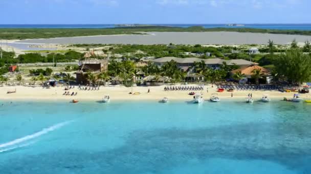Grand Turk Island Beach From Above - Imágenes, Vídeo
