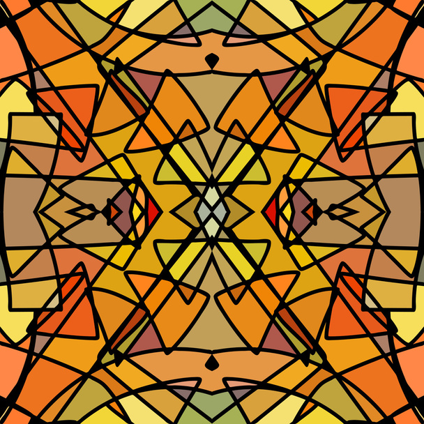 Seamless background stained-glass style. - Vector, Image