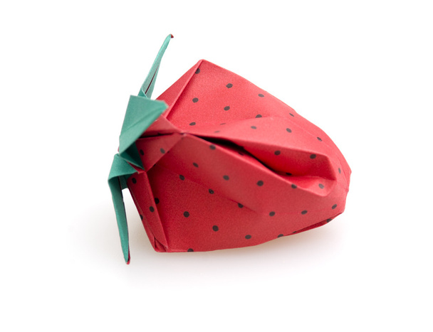 Origami Strawberries - Valokuva, kuva