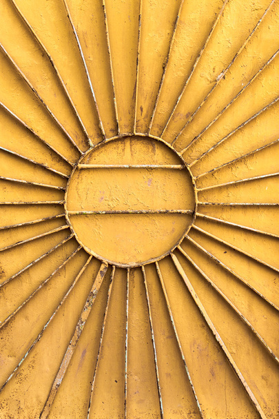 Kovový radiální Sun Orange - Fotografie, Obrázek