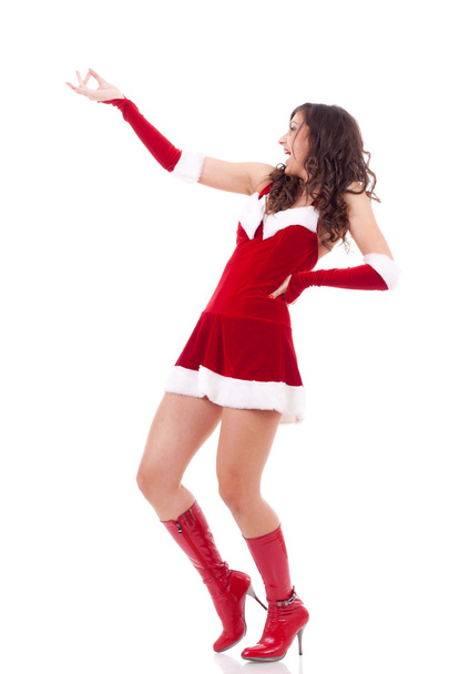 Exciting Christmas woman - Фото, изображение