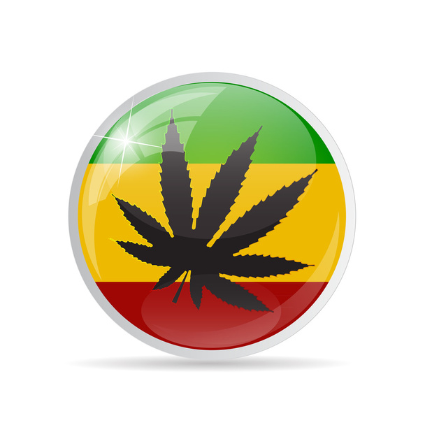 Résumé Illustration vectorielle de fond du cannabis
 - Vecteur, image