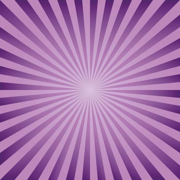 Vintage abstract background explosion lilac rays vector - Vector, Image