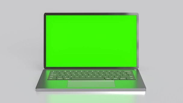 Zielony ekran, znany również jako chroma key, jest efekty wizualne VFX technika stosowana w filmie, produkcji wideo i fotografii do połączenia dwóch obrazów lub strumieni wideo razem.  - Zdjęcie, obraz