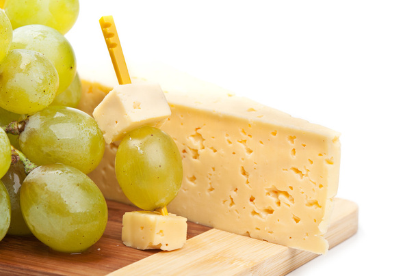Cheese and grapes - Foto, immagini