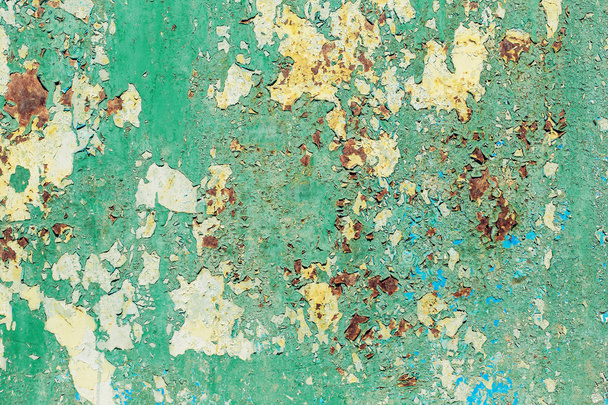 Rusty metal panel textured  wallpaper background - Фото, зображення