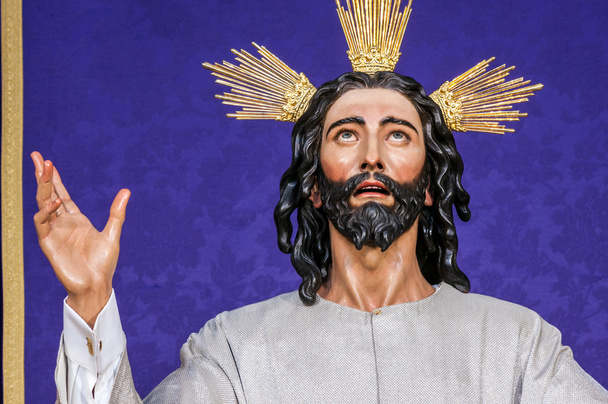 Képe, Jézus Krisztus, a Szent hét, Sevilla. A vacsora Testvérisége - Fotó, kép