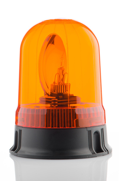 Orange rotating beacon  - Fotoğraf, Görsel