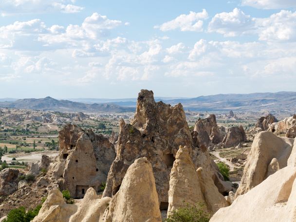 ギョレメ国立公園内の岩。Cappadocia.Turkey - 写真・画像