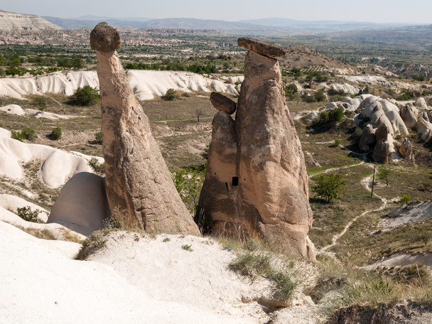 Rock formations in Goreme National Park . Cappadocia.Turkey - Foto, Imagen