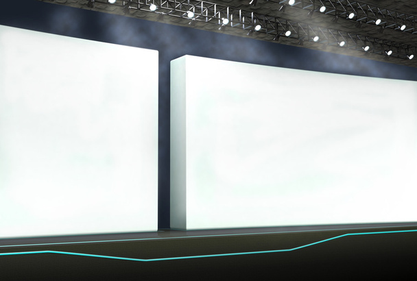 a stage for the presentation stands, 3d - Photo, Image