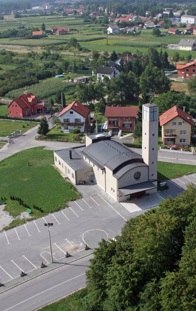 Parish Church of the Exaltation of the Holy Cross in Kerestinec, Croatia - Photo, image