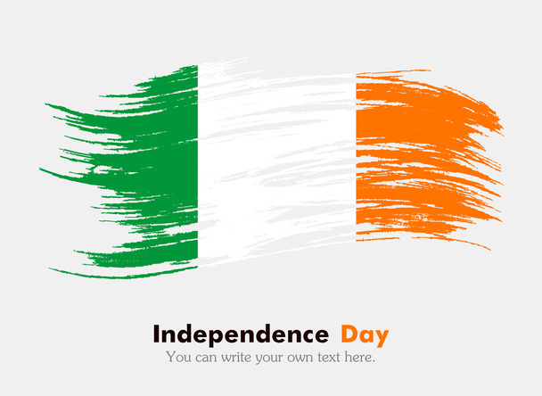 Bandera de Irlanda en estilo gruñón
 - Foto, imagen