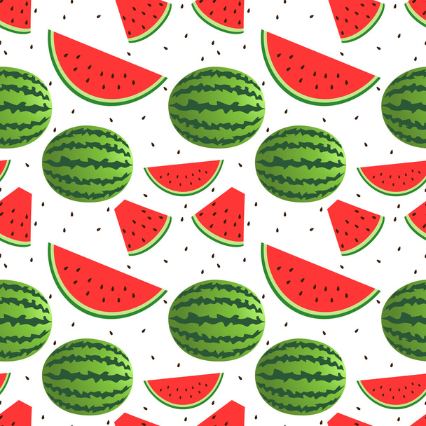 Meloun meloun bezešvý vzor - Vektor, obrázek