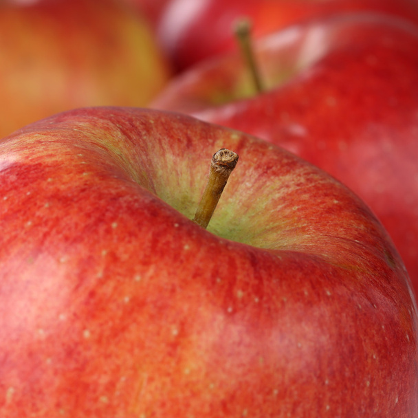 Closeup red apple fruit - Foto, imagen
