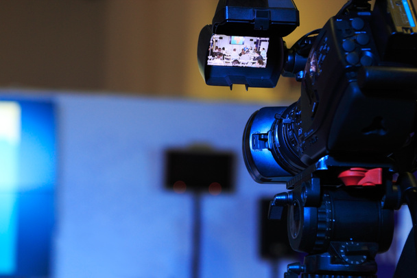 Fernsehkamera auf einer Konferenz - Foto, Bild