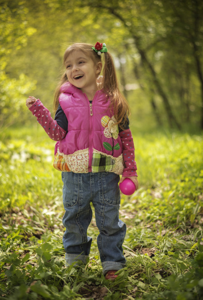 Girl on the meadow - Photo, Image