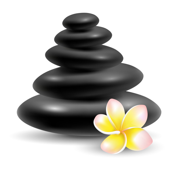 Pedras de massagem Spa
 - Vetor, Imagem