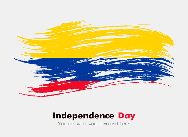 Bandera de Colombia en estilo grungy
 - Foto, imagen