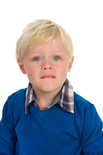 Portrait of a blond little boy - Fotó, kép