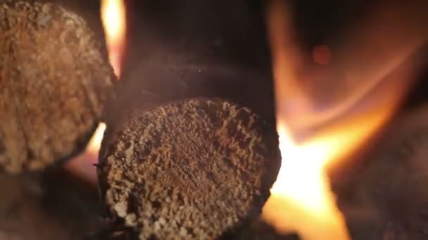 oheň v grilu - Záběry, video
