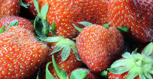 tentaciones: fondo de fresa rojo maduro
 - Foto, Imagen