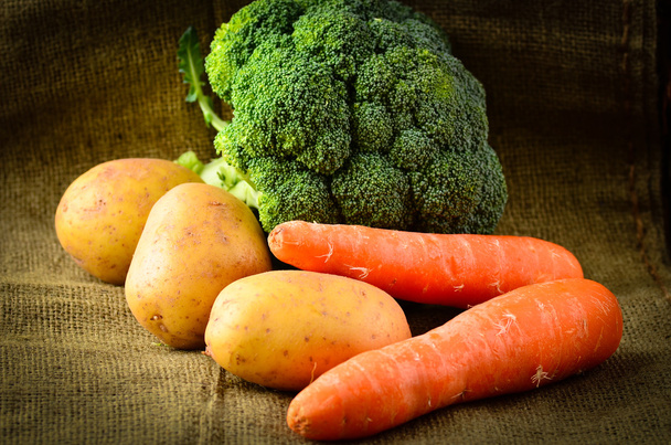 Ferme légumes terreux frais
. - Photo, image