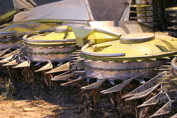 bladen van een maïs chopper - Foto, afbeelding