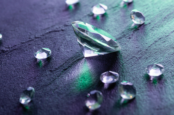diamonds with purple light - Фото, изображение