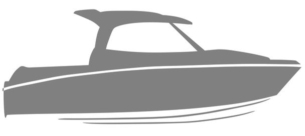 Logo boat - Vector, afbeelding