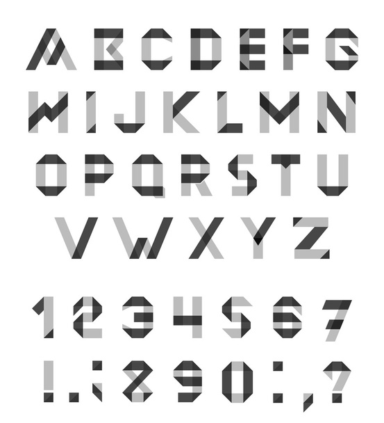 Vector Alphabet Set - Vektor, obrázek