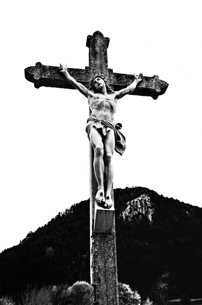 Jesus gekreuzigt. - Foto, Bild