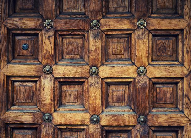 Stare drzwi z drewna - Zdjęcie, obraz