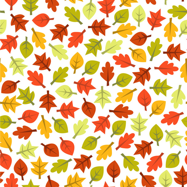 Retro autunno lascia senza soluzione di continuità modello di sfondo
 - Vettoriali, immagini