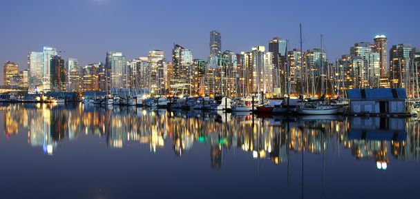 Vancouver centre-ville, nuit
 - Photo, image