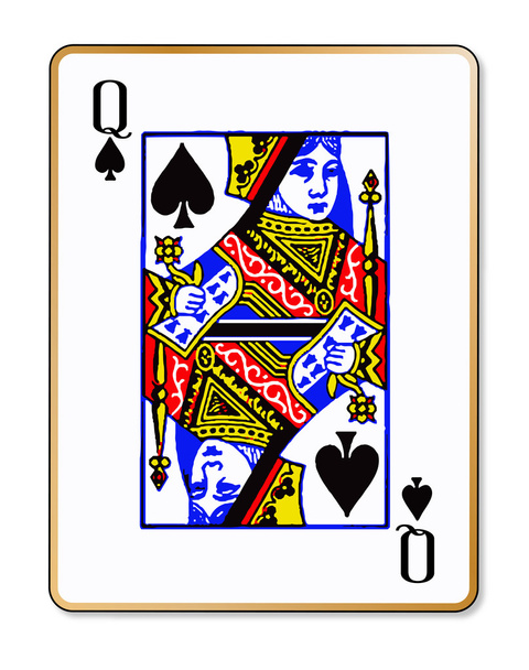 Queen Spades - Vector, Image