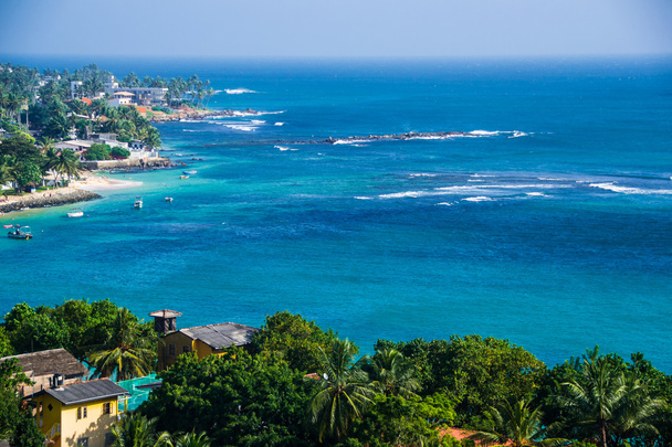 hermosa vista superior Unawatuna Sri Lanka, horizontal
 - Foto, Imagen