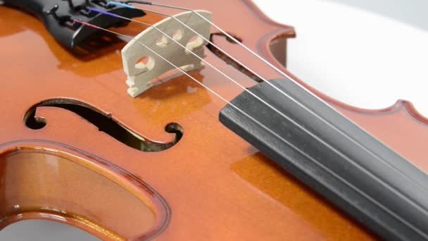 El violín gira sobre su eje
 - Metraje, vídeo